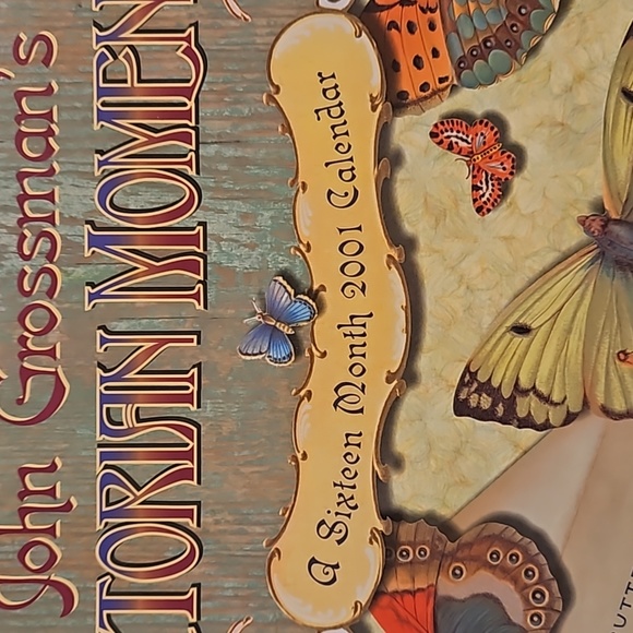 John Grossman's Victorian Moments 'Buzz and Flutter' 2001 calendar UNOPENED - Picture 3 of 16